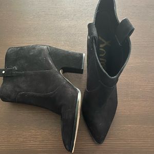 Sam Edelman Distressed Suede Booties